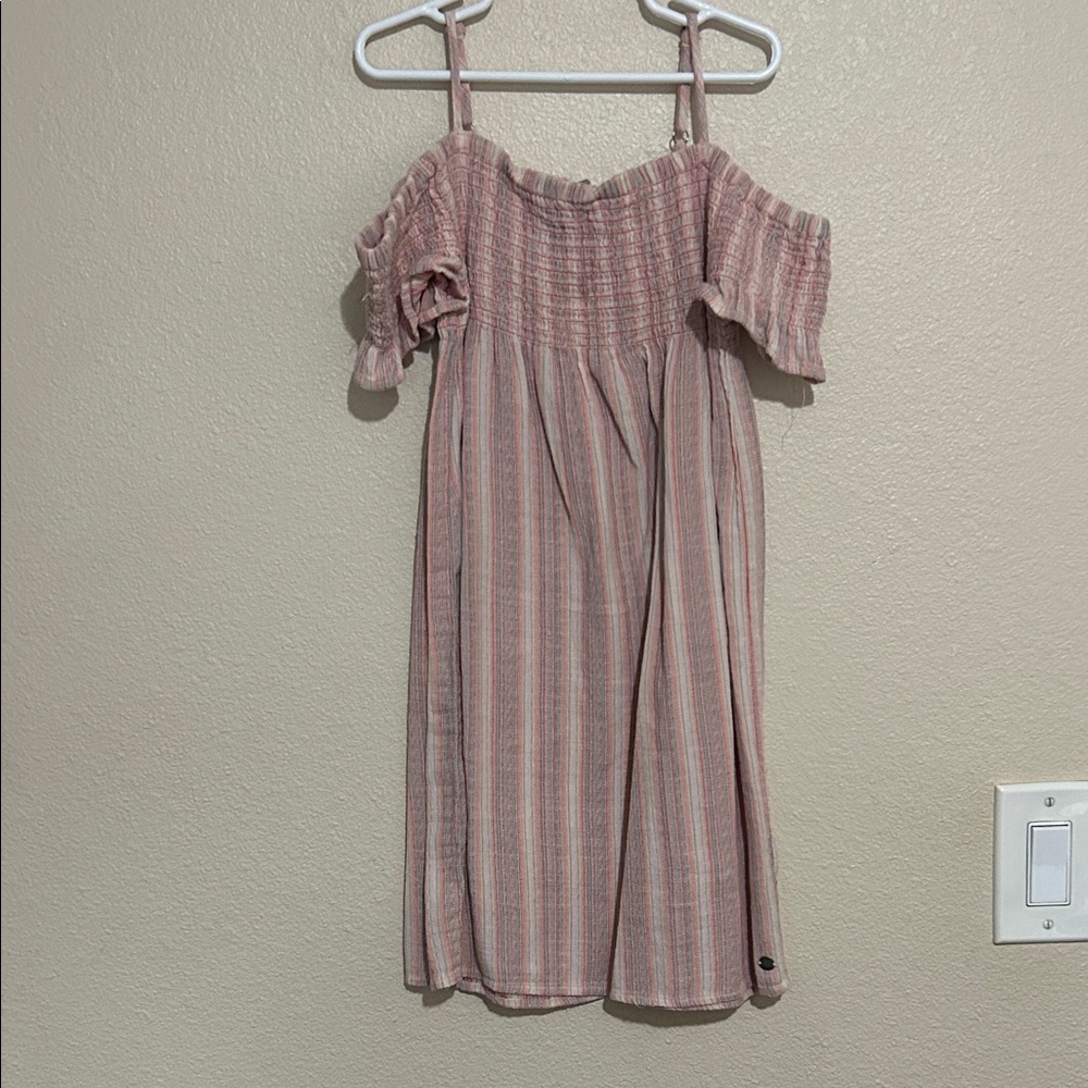 Roxy Girl Multicolor Textured Stripe Dress